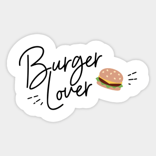 Burger Lover Sticker